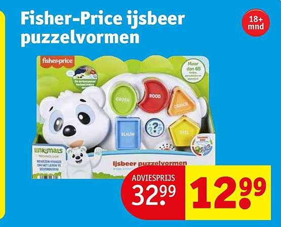 fisher-price ijsbeer puzzelvormen