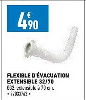 Flexible D'évacuation Extensible 32-70