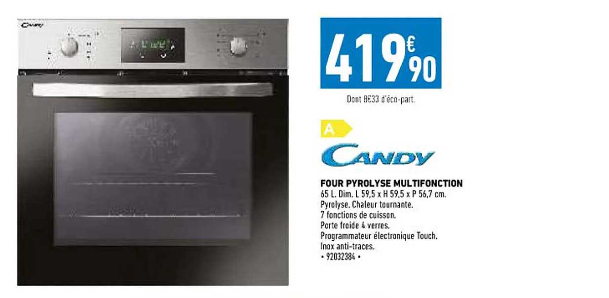 Four Pyrolyse Multifonction Candy