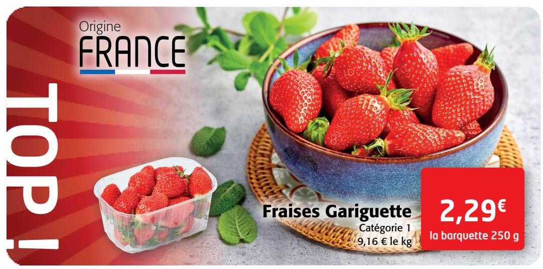 fraises gariguette
