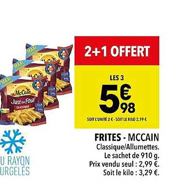 frites - mc cain