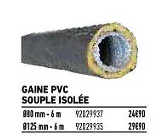 gaine pvc souple isolée