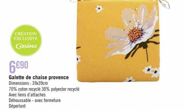 Galette De Chaise Provence