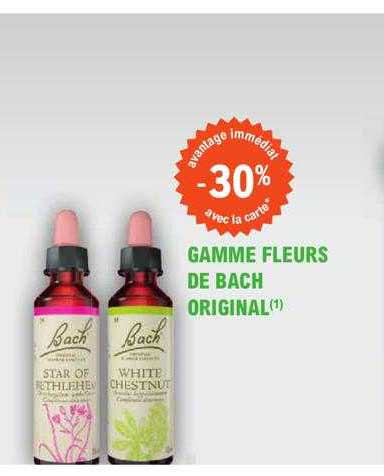Gamme Fleurs De Bach Original