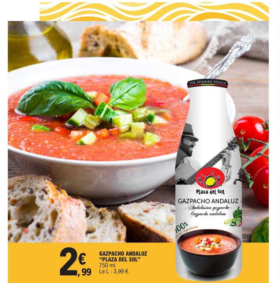 gazpacho andaluz "plaza del sol"