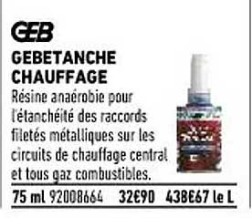 gebetanche chauffage geb