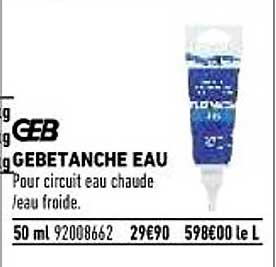 gebetanche eau geb