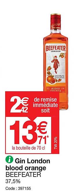 gin london blood orange beefeater