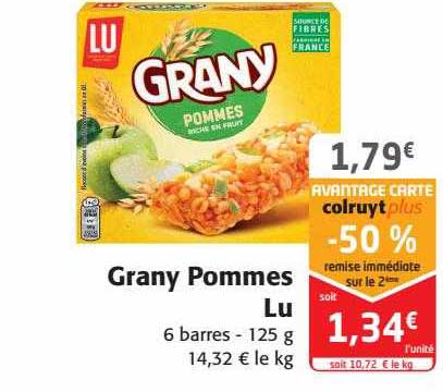 grany pommes lu