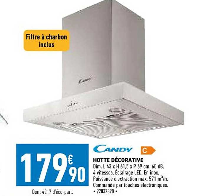 hotte décorative candy