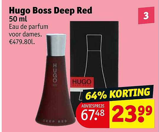 hugo boss deep red