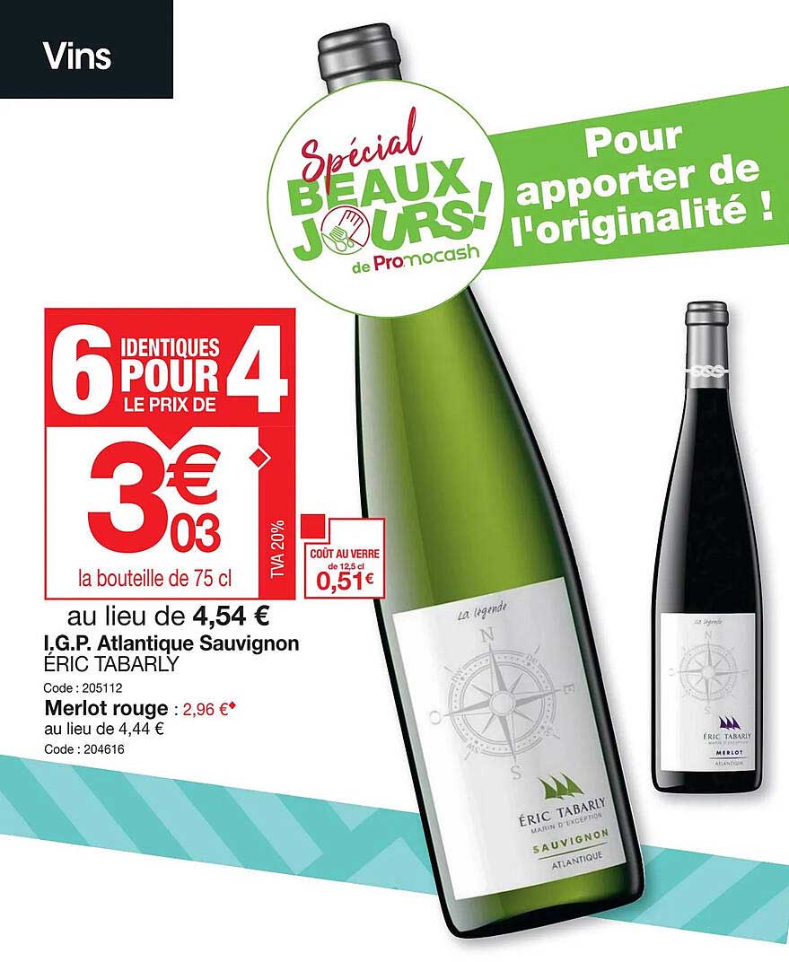 i.g.p. atlantique sauvignon éric tabarly