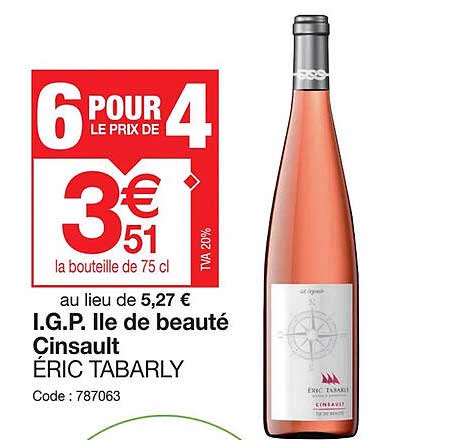 i.g.p. ile de beauté cinsault éric tabarly