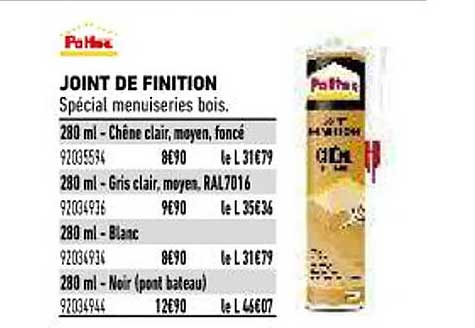 joint de finition pattex