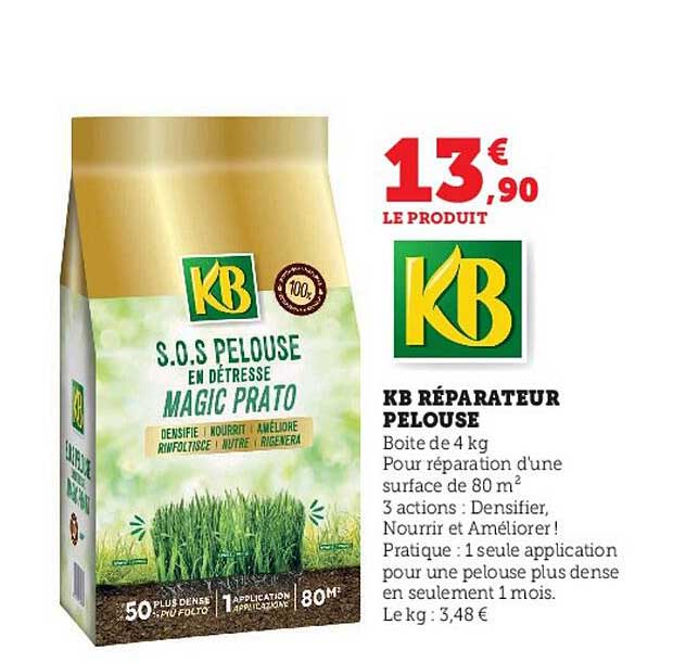 Kb Réparateur Pelouse