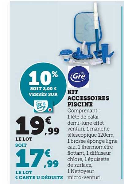 Kit Accessoires Piscine