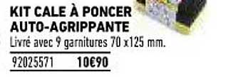 kit cale à poncer auto-agrippante