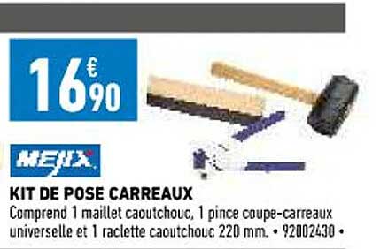 kit de pose carreaux mejix
