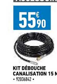 kit débouche canalisation 15 mm