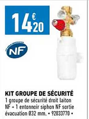 kit groupe de sécurité