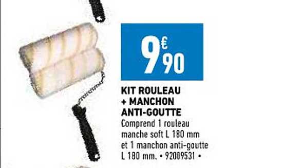 kit rouleau + manchon anti-goutte
