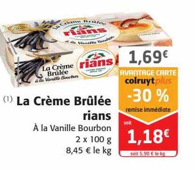 la crème brûlée rians