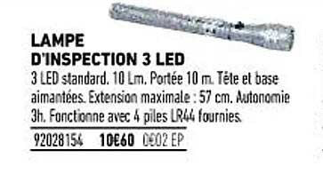 Lampe D'inspection 3 Led