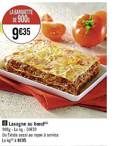Lasagne Au Bœuf