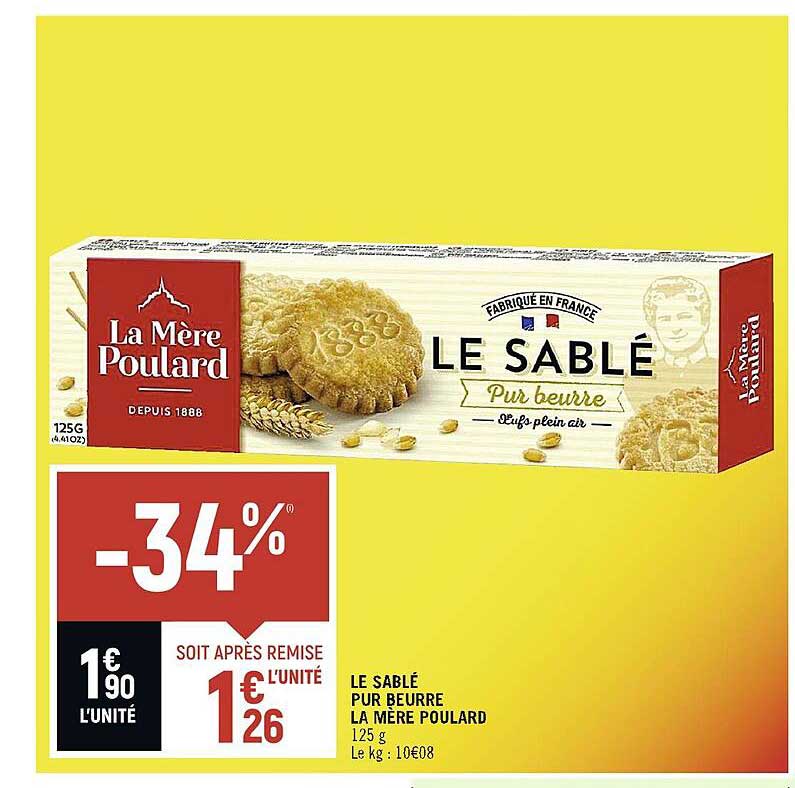 le sablé pur beurre la mère poulard