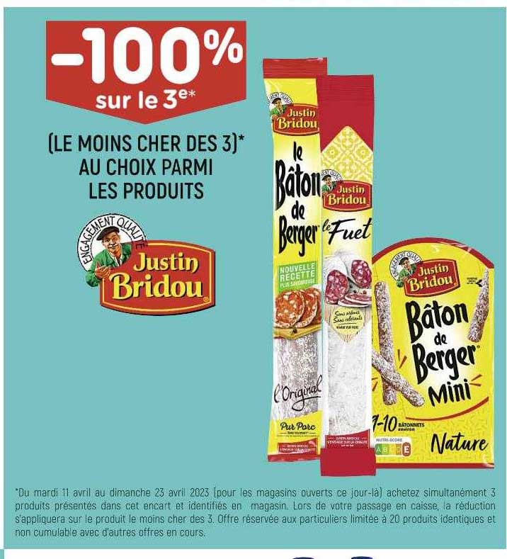 les produits justin bridou