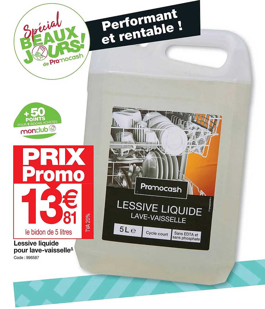 lessive liquide pour lave-vaisselle