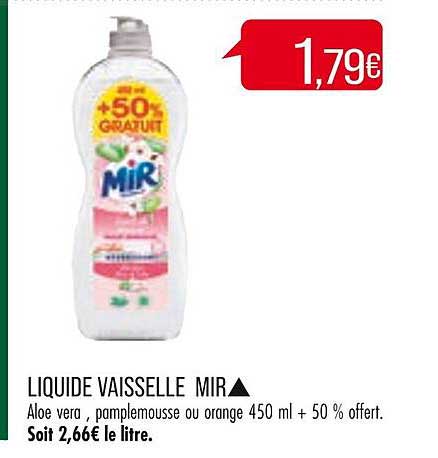 Liquide Vaisselle Mir