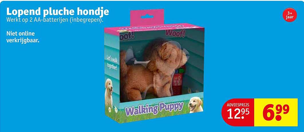 Lopend Pluche Hondje