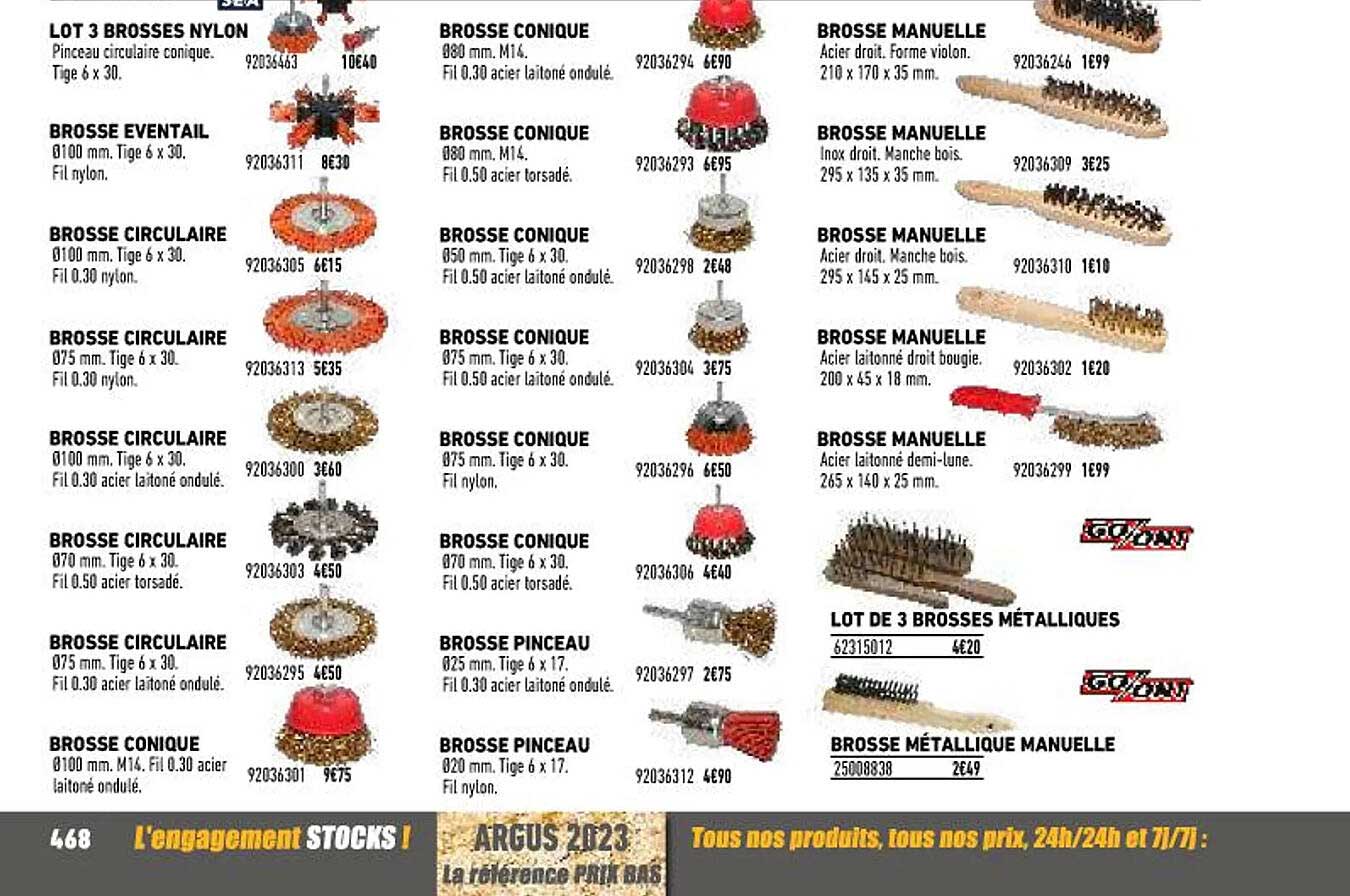 lot 3 brosses nylon, brosse éventail, brosse circulaire, brosse conique, brosse pinceau, brosse manuelle, lot de 3 brosses métalliques, brosse métallique manuelle