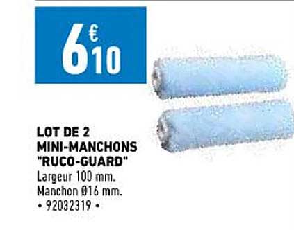 lot de 2 mini-manchons "ruco-guard"