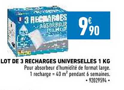 Lot De 3 Recharges Universelles 1 Kg