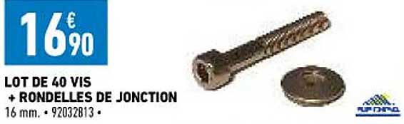 Lot De 40 Vis + Rondelles De Jonction Sedpa