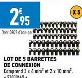 Lot De 5 Barrettes De Connexion