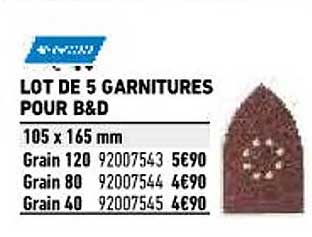 Lot De 5 Garnitures Pour B&d