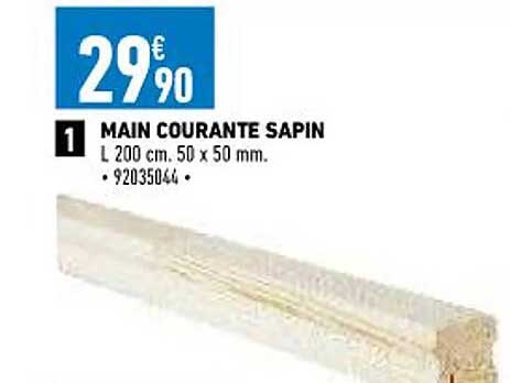 main courante sapin