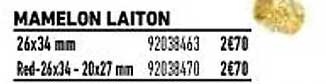 mamelon laiton
