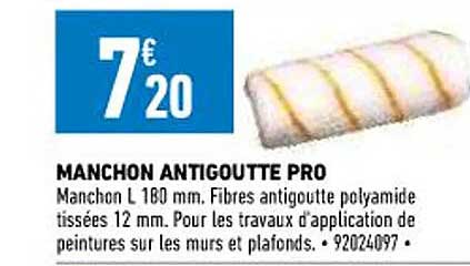 manchon antigoutte pro