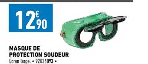 masque de protection soudeur