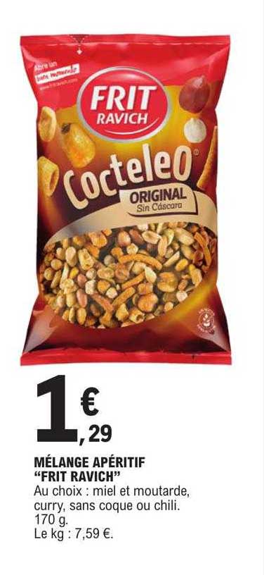 mélange apéritif "frit ravich"