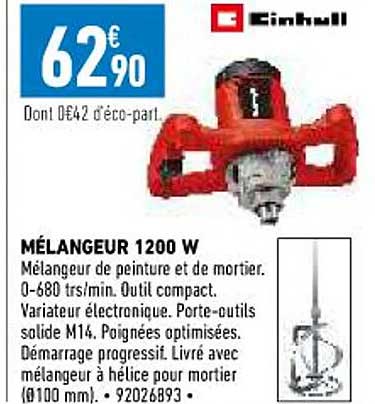 mélangeur 1200w einhell