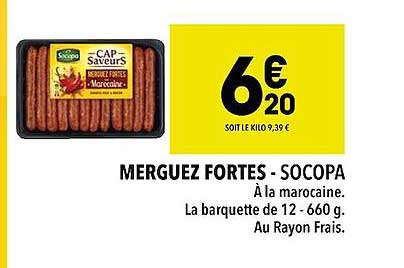 merguez fortes - socopa