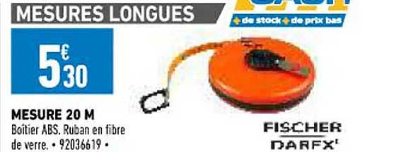 mesure 20 m fischer darex