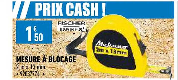 mesure à blocage fischer darex