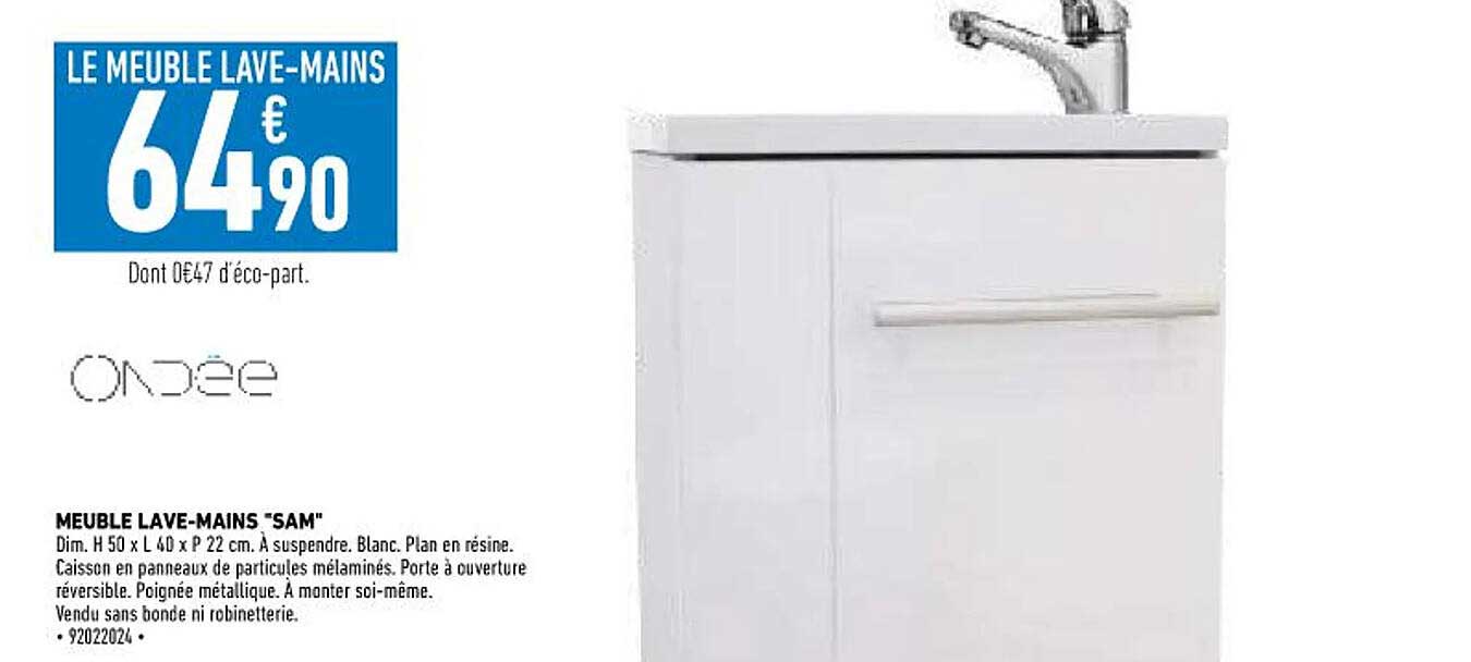 meuble lave-mains "sam"