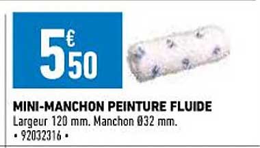mini-manchon peinture fluide
